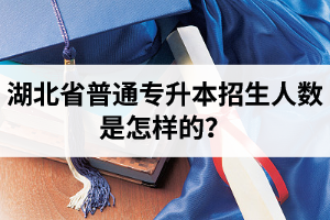 湖北省普通專升本招生人數(shù)是怎樣的？