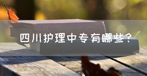 四川護理中專有哪些？(圖1)