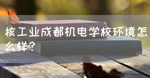 核工業(yè)成都機電學(xué)校環(huán)境怎么樣？(圖1)