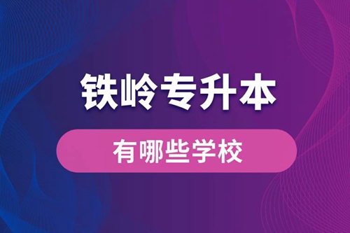 鐵嶺專升本有哪些學(xué)校？