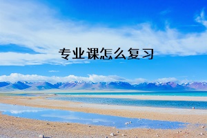 專業(yè)課怎么復習