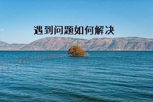 遇到問(wèn)題如何解決