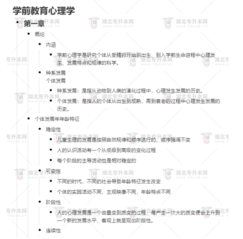 專升本學(xué)前教育心理學(xué)考什么？難考嗎？有哪些重要考點？